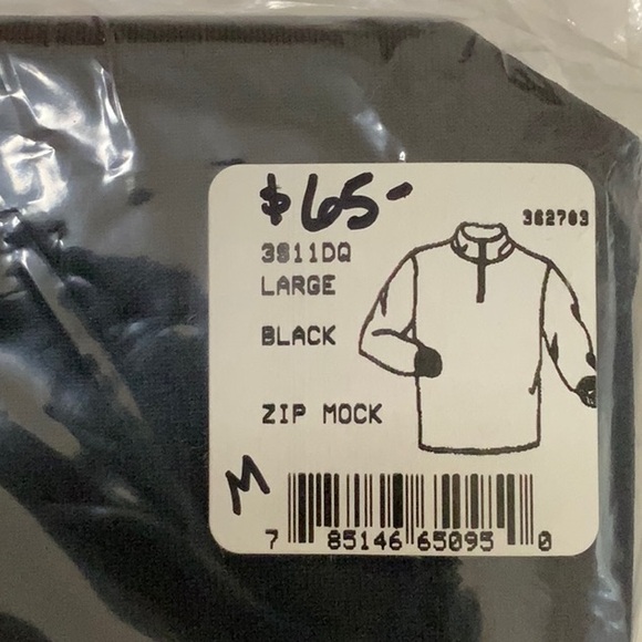 PolarMax BASELAYER ZIP MOCK - Black (3) - Picture 10 of 11
